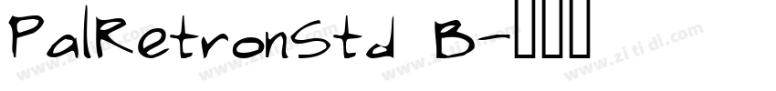 PalRetronStd B字体转换